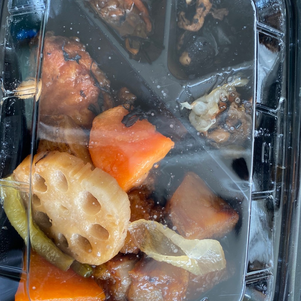 ユーザーが投稿した弁当 豚と野菜の黒酢あんの写真 - 実際訪問したユーザーが直接撮影して投稿した栄定食屋大戸屋 ポーラ名古屋ビル店の写真