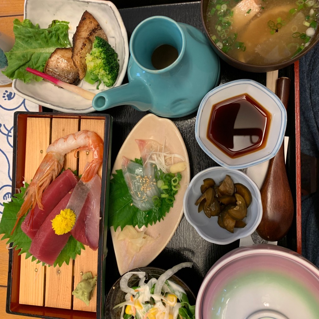 ユーザーが投稿した御膳の写真 - 実際訪問したユーザーが直接撮影して投稿した塩山下於曽魚介 / 海鮮料理きたいの写真