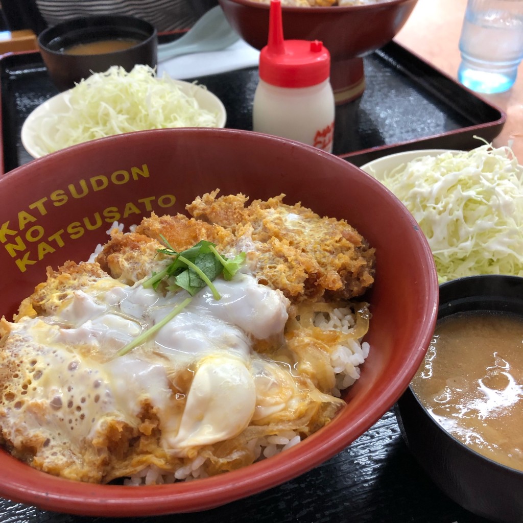 ユーザーが投稿したカツ丼ランチの写真 - 実際訪問したユーザーが直接撮影して投稿した大柳町とんかつかつさと 大柳店の写真