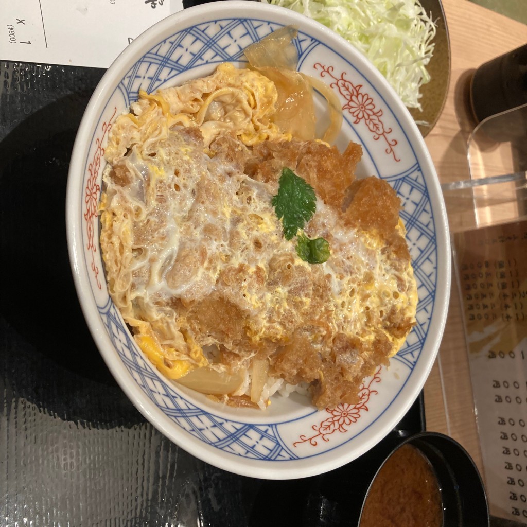 ユーザーが投稿したかつ丼定食の写真 - 実際訪問したユーザーが直接撮影して投稿した日本橋天ぷらとんかつ まるや 日本橋店の写真