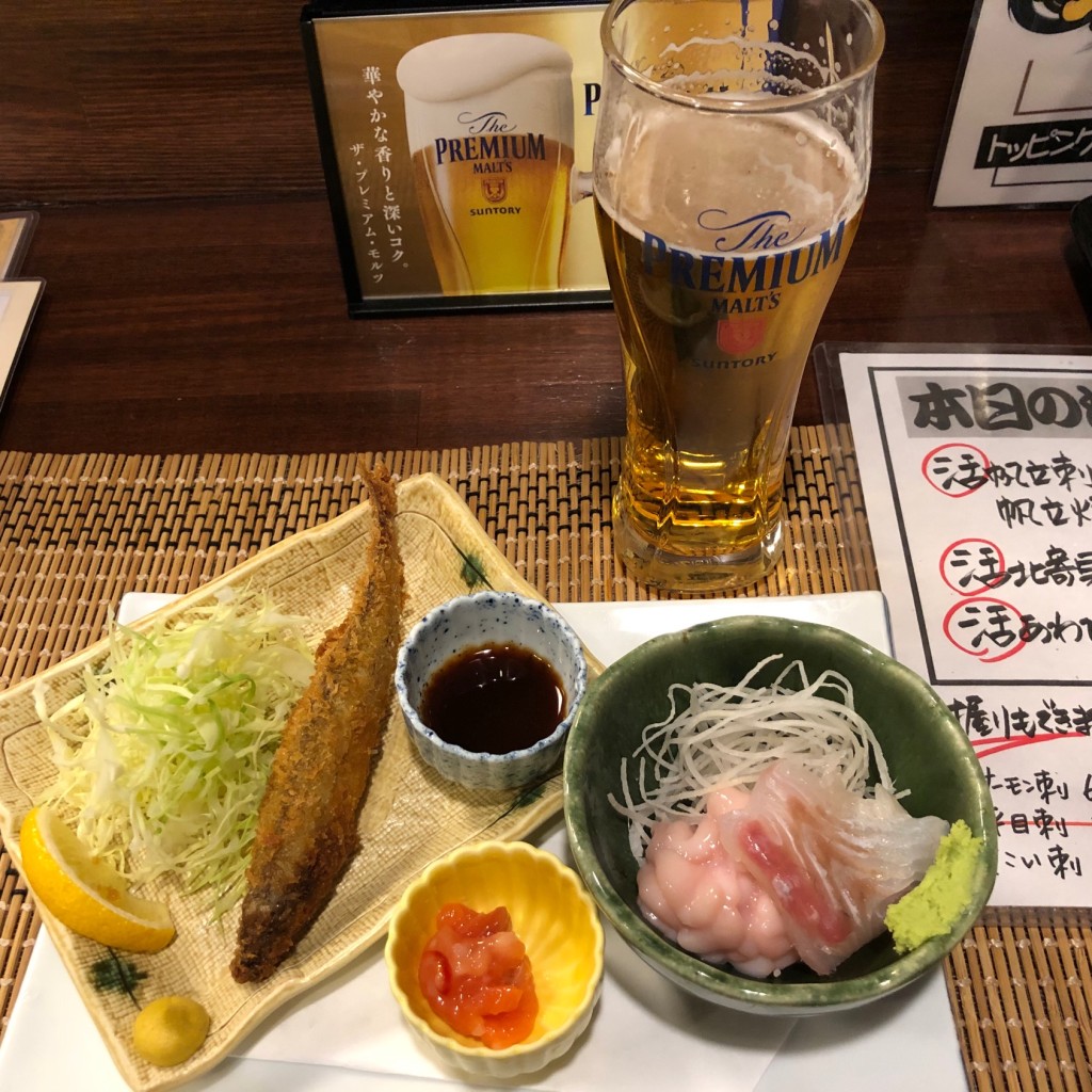 実際訪問したユーザーが直接撮影して投稿した古川魚介 / 海鮮料理津軽海鮮 いなせの写真