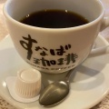 砂挽きコーヒー - 実際訪問したユーザーが直接撮影して投稿した栄町カフェすなば珈琲 新鳥取駅前店の写真のメニュー情報