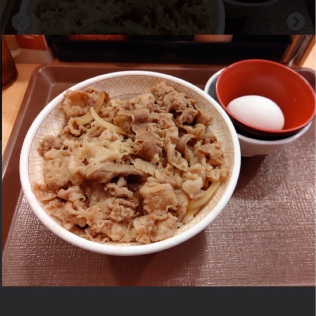 ユーザーが投稿した牛丼並の写真 - 実際訪問したユーザーが直接撮影して投稿した駅南町牛丼すき家 9号福知山店の写真