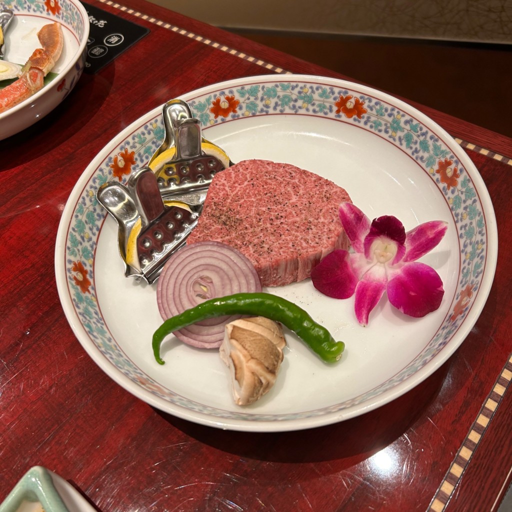 ユーザーが投稿した特選シャトーブリアン(170g)の写真 - 実際訪問したユーザーが直接撮影して投稿した梅田焼肉叙々苑 ルクア大阪店の写真