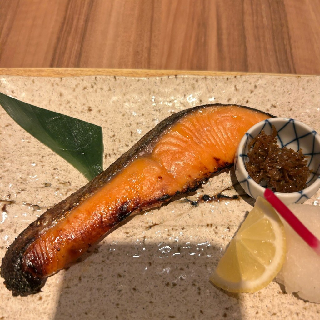 ユーザーが投稿した銀鮭西京漬け定食の写真 - 実際訪問したユーザーが直接撮影して投稿した北幸ステーキとと和くら ヨドバシ横浜店の写真