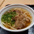 肉うどん - 実際訪問したユーザーが直接撮影して投稿した東浜うどん能古うどん ゆめタウン博多店の写真のメニュー情報