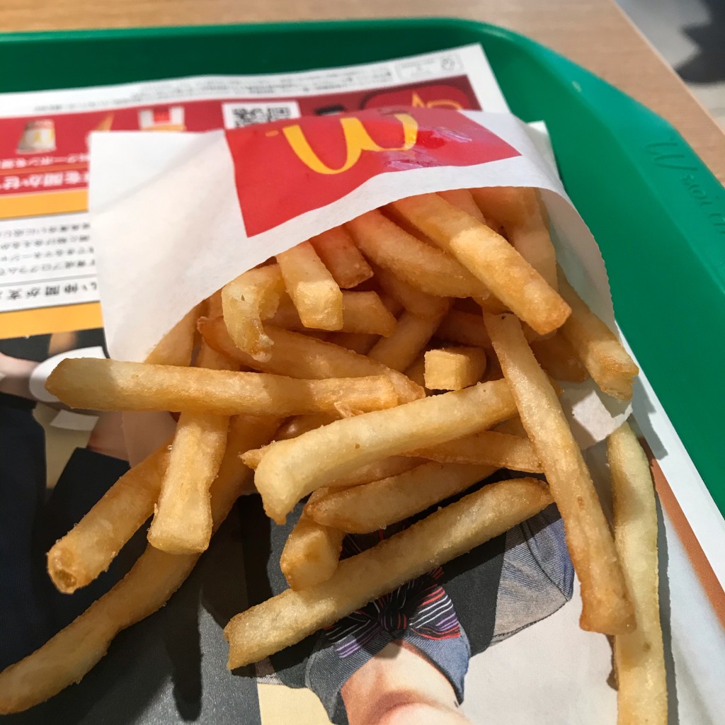 ユーザーが投稿したマックフライポテトの写真 - 実際訪問したユーザーが直接撮影して投稿した大須ファーストフードマクドナルド 矢場町店の写真