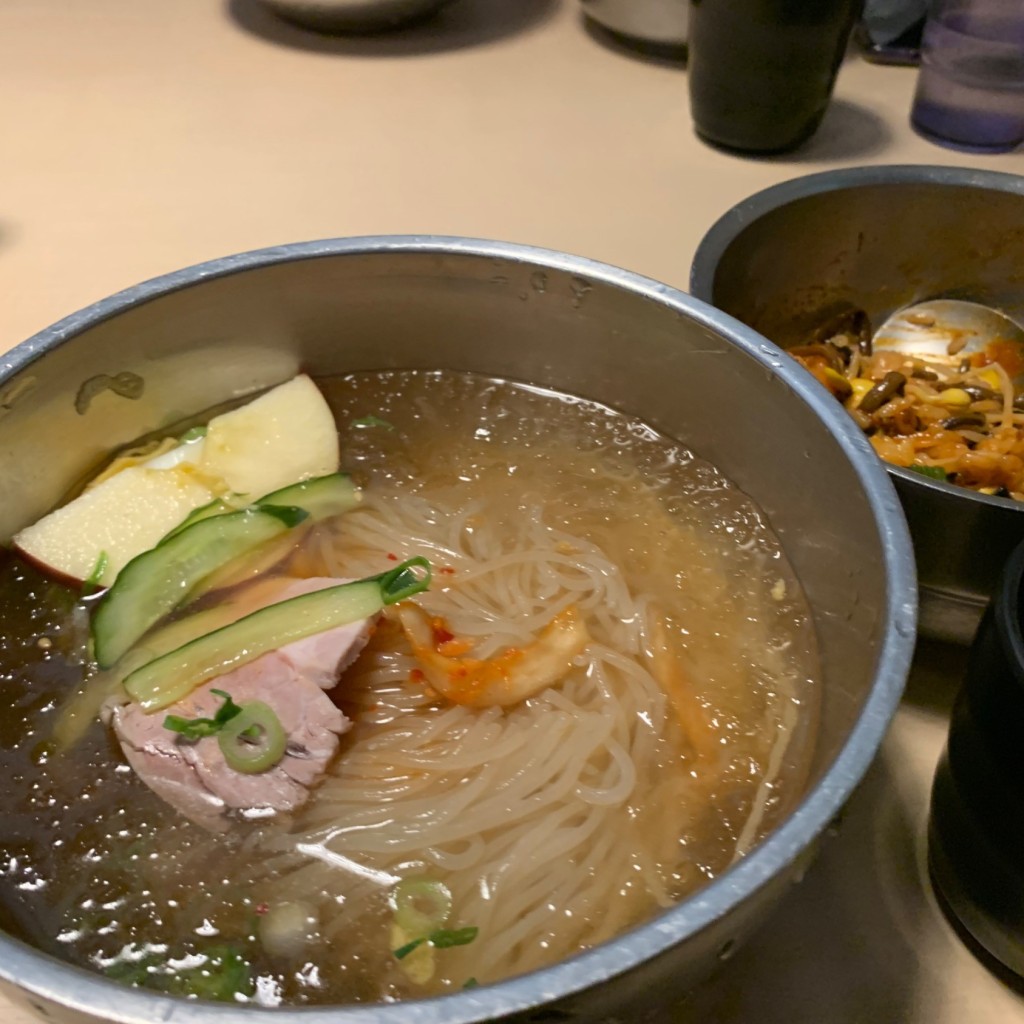 ユーザーが投稿したビビンパ定食の写真 - 実際訪問したユーザーが直接撮影して投稿した中川韓国料理冷麺館 本店の写真