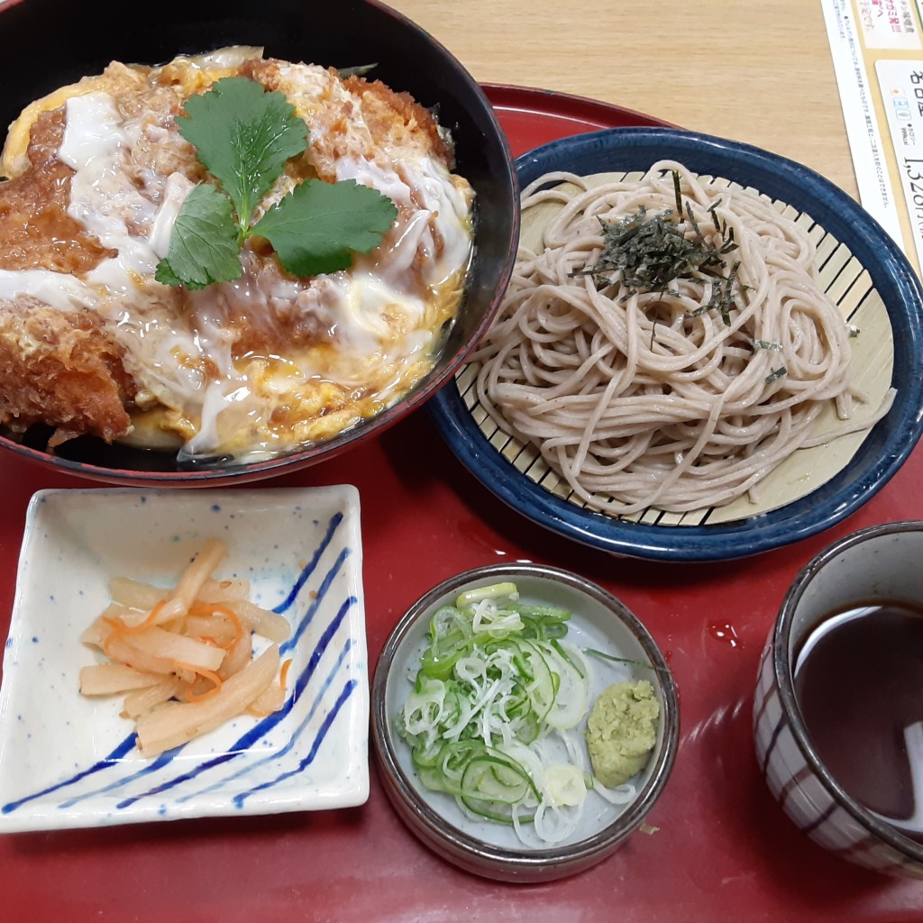 ユーザーが投稿したかつ丼ランチ食麺サがミの写真 - 実際訪問したユーザーが直接撮影して投稿した開明和食 / 日本料理和食麺処サガミ 開明店の写真