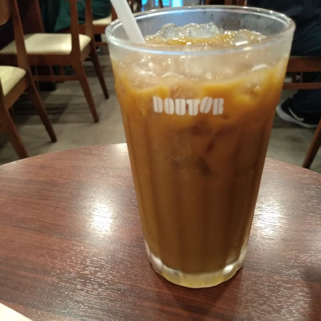 ユーザーが投稿したアイスコーヒーの写真 - 実際訪問したユーザーが直接撮影して投稿した西浅草カフェドトールコーヒーショップ 田原町駅前店の写真