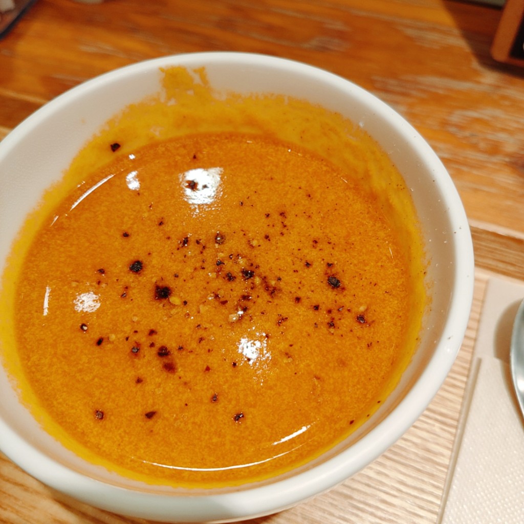 ユーザーが投稿したスープセット(ビスマルク)の写真 - 実際訪問したユーザーが直接撮影して投稿した難波スープ専門店家で食べるスープストックトーキョー 高島屋大阪店の写真