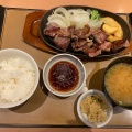 カットステーキ定食 - 実際訪問したユーザーが直接撮影して投稿した中呉服町定食屋やよい軒 呉服町店の写真のメニュー情報