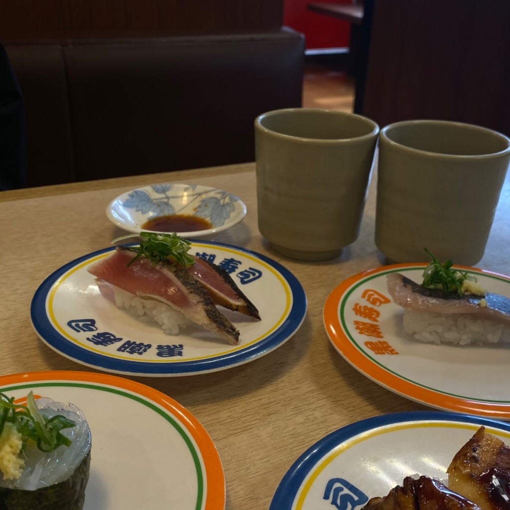 ユーザーが投稿した網皿 (320円)の写真 - 実際訪問したユーザーが直接撮影して投稿した串本回転寿司黒潮寿司 串本店の写真