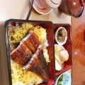うなぎ定食、エビフライ定食、お寿司 - 実際訪問したユーザーが直接撮影して投稿した平安古町定食屋夢参花の写真のメニュー情報