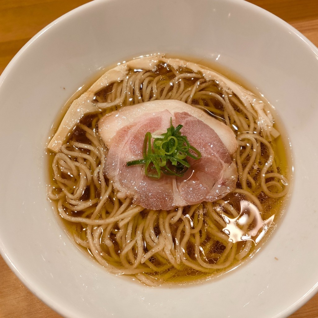 ユーザーが投稿した鶏鴨醤油ラーメンの写真 - 実際訪問したユーザーが直接撮影して投稿した渡辺通ラーメン専門店らぁ麺 なお人の写真