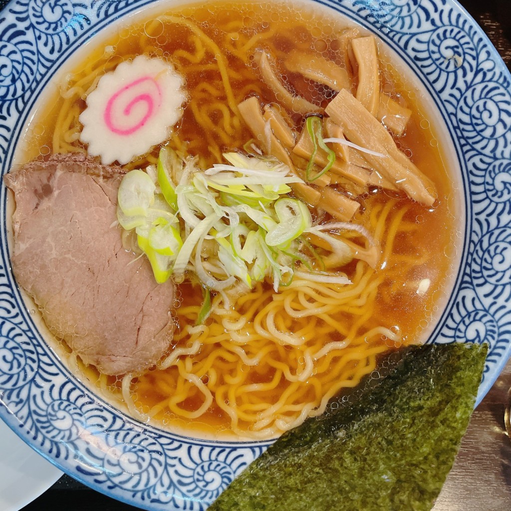 ユーザーが投稿した醤油ラーメンの写真 - 実際訪問したユーザーが直接撮影して投稿した豊科ラーメン / つけ麺かかしの写真