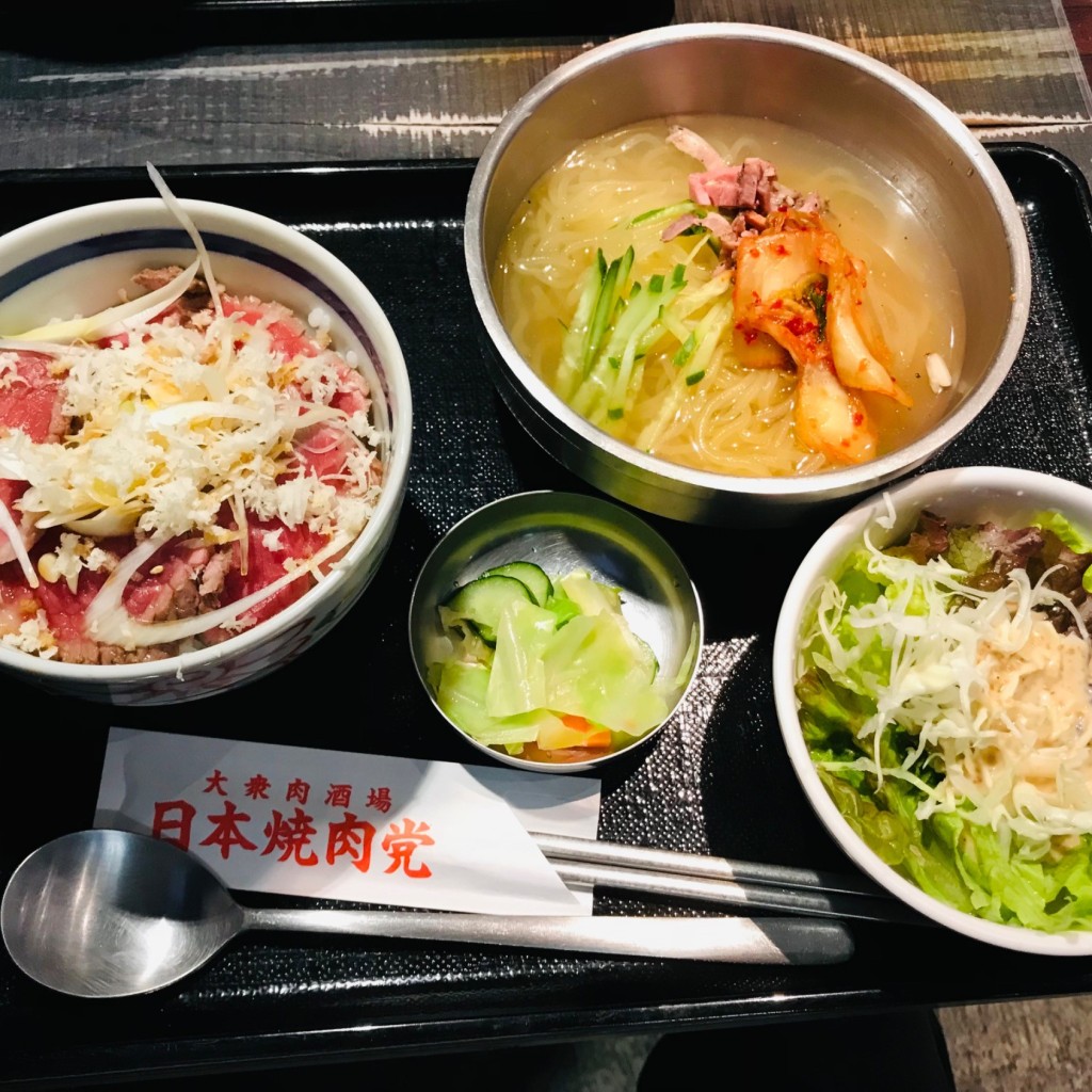 ユーザーが投稿したL選 冷麺/山わさびの写真 - 実際訪問したユーザーが直接撮影して投稿した浅草橋焼肉日本焼肉党 浅草橋西口店の写真