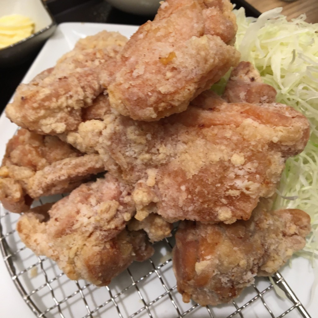 ユーザーが投稿したジューシーマウンテン定食の写真 - 実際訪問したユーザーが直接撮影して投稿した渡橋町鶏料理鳥さく イオンモール出雲店の写真