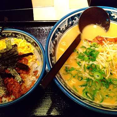 実際訪問したユーザーが直接撮影して投稿した中川ラーメン / つけ麺にんにくらーめん 天洋  大池橋店の写真