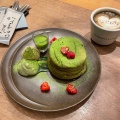 抹茶パンケーキ - 実際訪問したユーザーが直接撮影して投稿した梅屋町(麸屋町通)カフェミカサデコ&カフェ キョウトの写真のメニュー情報