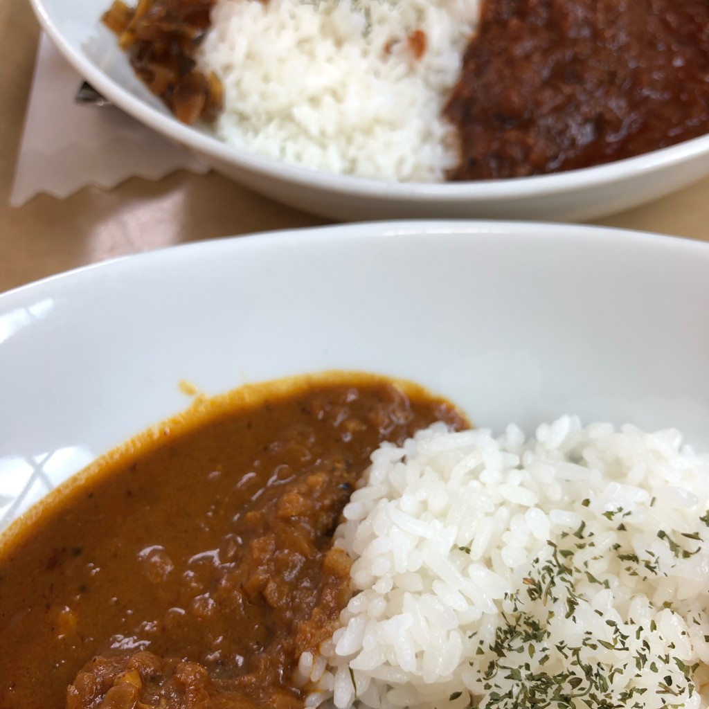 ユーザーが投稿したチキンカレーの写真 - 実際訪問したユーザーが直接撮影して投稿した上野その他飲食店スパイスタウンの写真