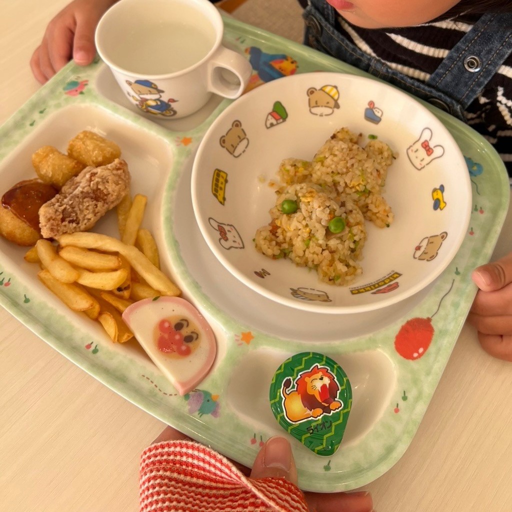 ユーザーが投稿した炒飯セット (お子様)の写真 - 実際訪問したユーザーが直接撮影して投稿した上原町定食屋展望レストラン SKY GARDENの写真