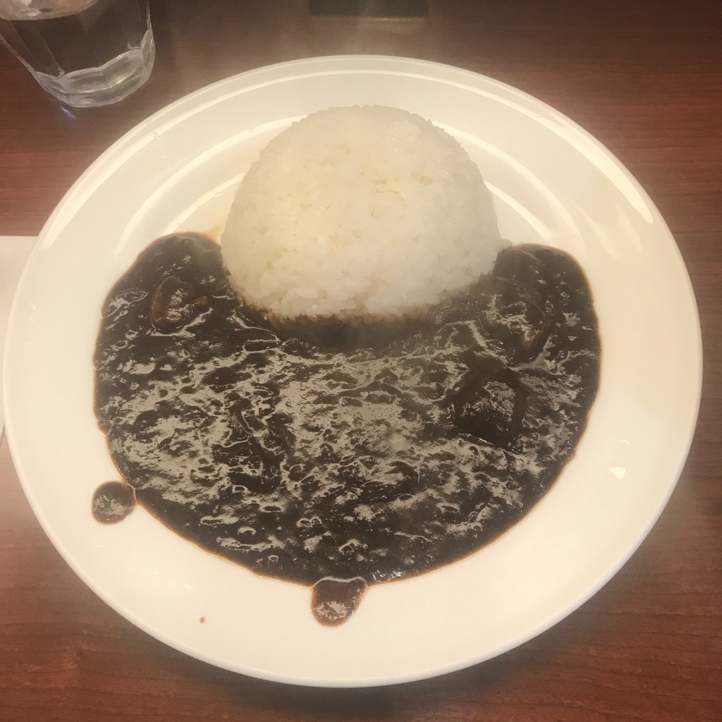 ユーザーが投稿した黒ゴマ坦々麺 半カレーセットの写真 - 実際訪問したユーザーが直接撮影して投稿した豊島ラーメン / つけ麺インデアンの写真