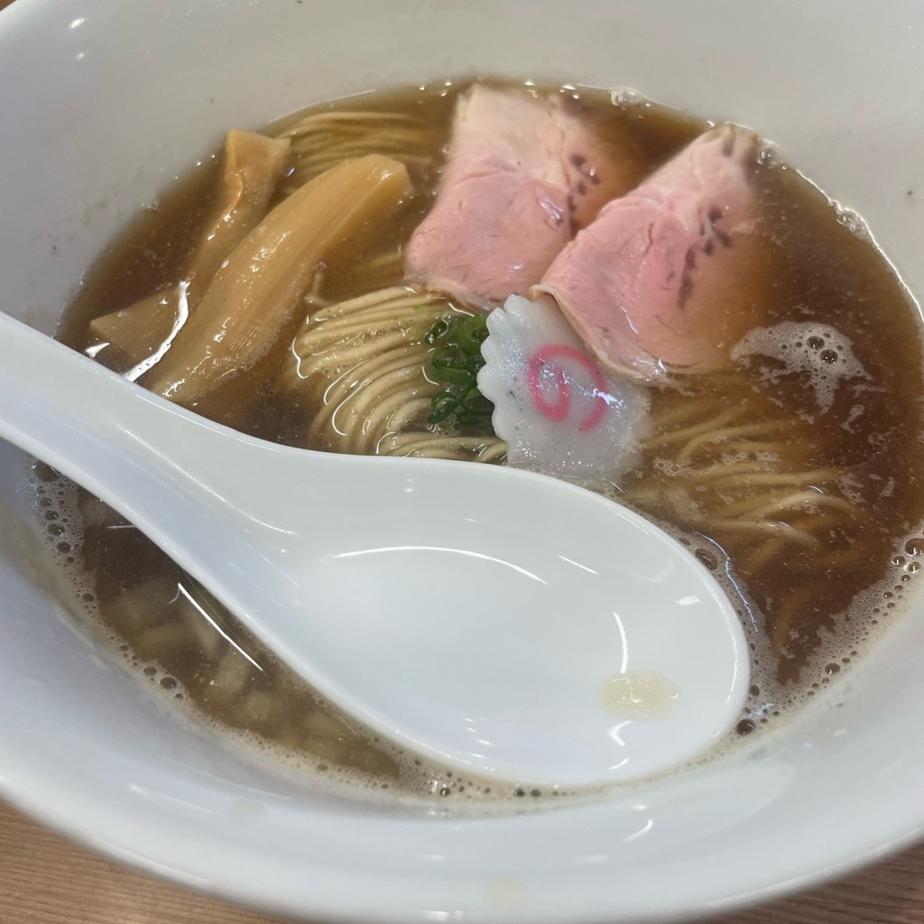 ユーザーが投稿した醤油らぁ麺の写真 - 実際訪問したユーザーが直接撮影して投稿した日吉本町ラーメン / つけ麺らぁ麺 にし田の写真