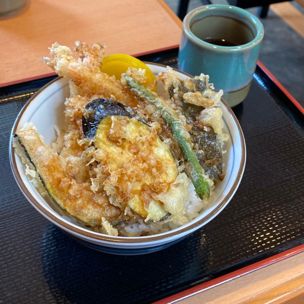ユーザーが投稿した天丼の写真 - 実際訪問したユーザーが直接撮影して投稿した岩崎天ぷらてんこもり岩崎店の写真
