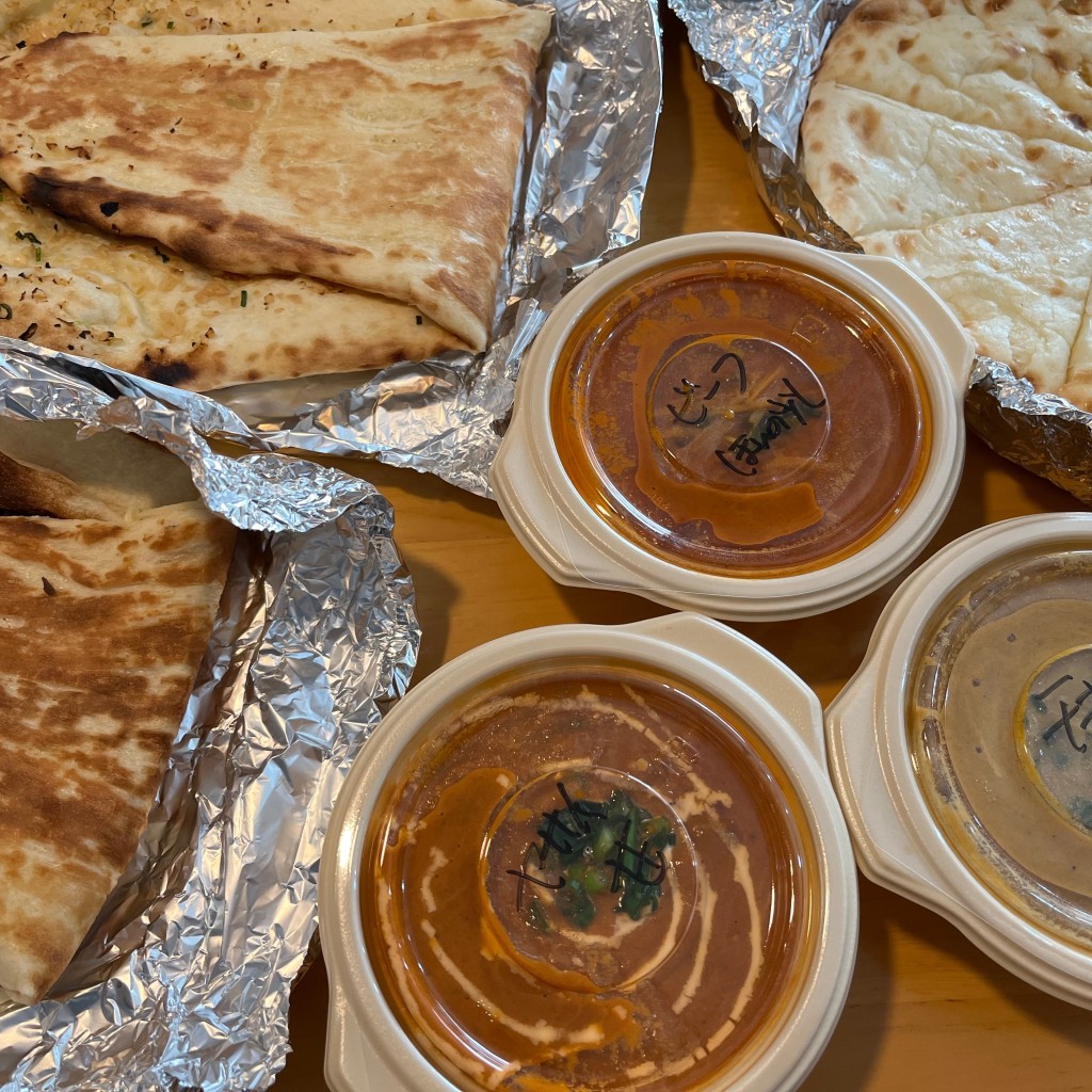 ユーザーが投稿したチーズナンの写真 - 実際訪問したユーザーが直接撮影して投稿した住吉町インド料理ラリーグラスの写真