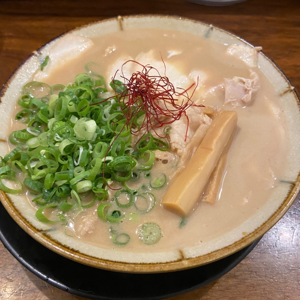 ユーザーが投稿した鶏白湯ラーメンの写真 - 実際訪問したユーザーが直接撮影して投稿した太田ラーメン専門店鶏白湯らーめん ちきんういんぐの写真