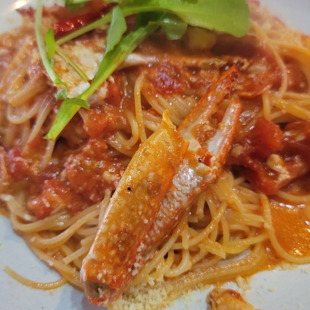 ユーザーが投稿したワタリガニのトマトクリームソースの写真 - 実際訪問したユーザーが直接撮影して投稿した稲荷イタリアンKen’spastaの写真