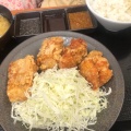 からやま定食(梅) - 実際訪問したユーザーが直接撮影して投稿した町谷からあげからやま さいたま町谷店の写真のメニュー情報