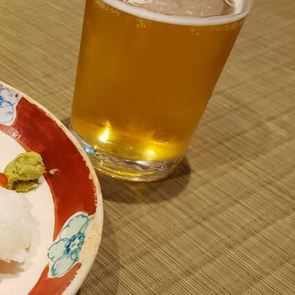 ユーザーが投稿した乾杯ビールの写真 - 実際訪問したユーザーが直接撮影して投稿した角田町魚介 / 海鮮料理黒門マグロのエン時 ホワイティうめだ店の写真