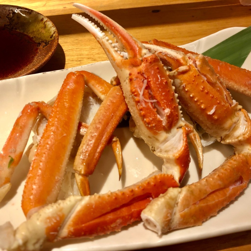 ユーザーが投稿したずわい蟹酢の写真 - 実際訪問したユーザーが直接撮影して投稿したファミリーレストランがんこ 京都駅ビル店の写真