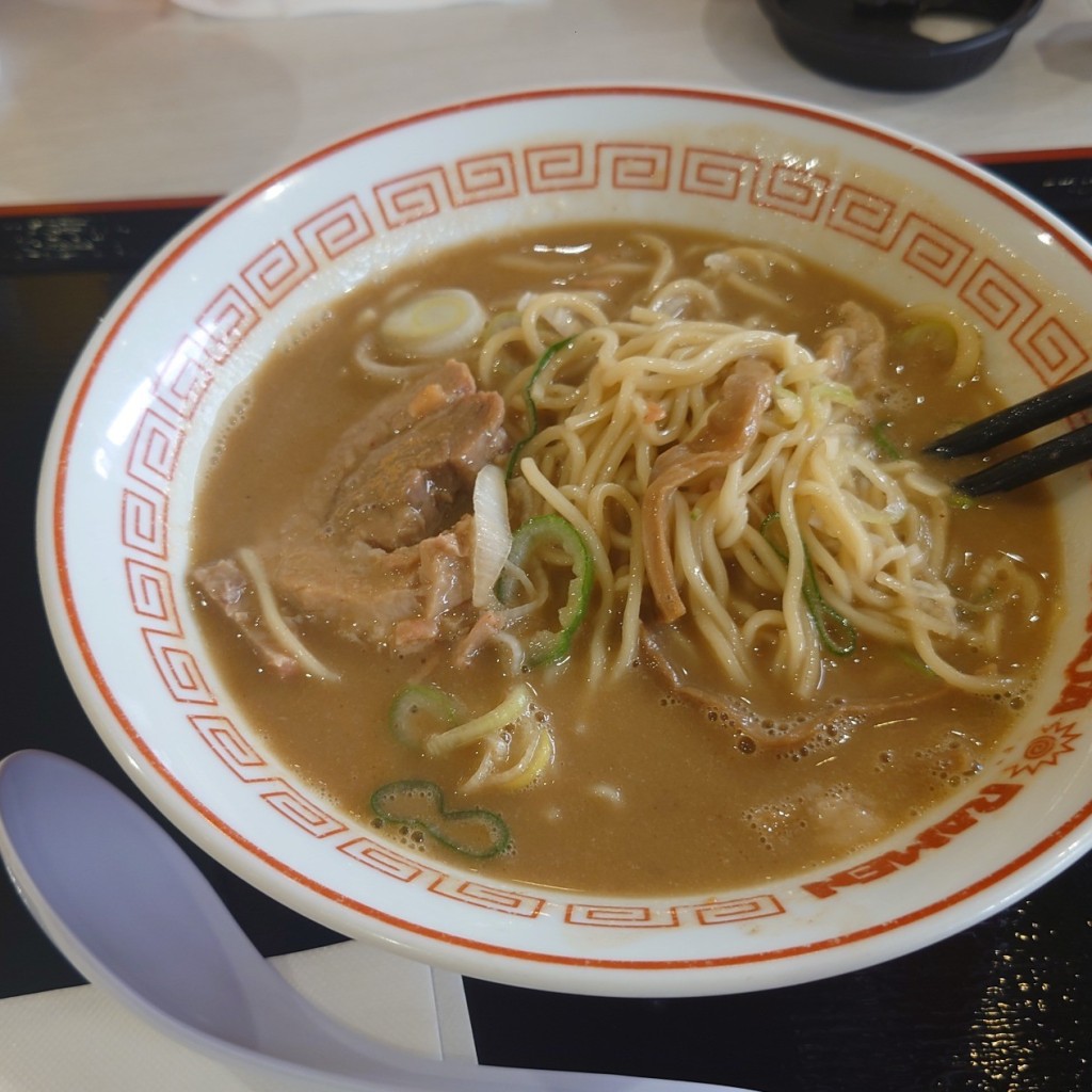 ユーザーが投稿したお土産 海老ラーメンの写真 - 実際訪問したユーザーが直接撮影して投稿した師岡町つけ麺専門店ガンジャ ラーメン トレッサ横浜店の写真