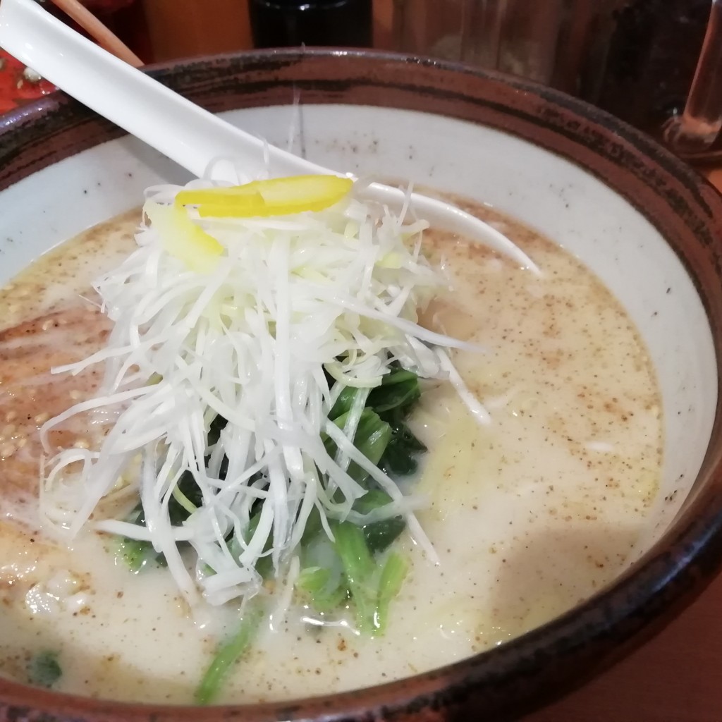 ユーザーが投稿した俺流熟成塩ラーメンの写真 - 実際訪問したユーザーが直接撮影して投稿した猿楽町ラーメン専門店俺流塩らーめん 代官山店の写真