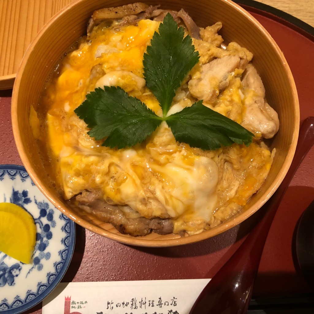 ユーザーが投稿した極上親子丼 (M)の写真 - 実際訪問したユーザーが直接撮影して投稿した中通鶏料理秋田比内地鶏やの写真