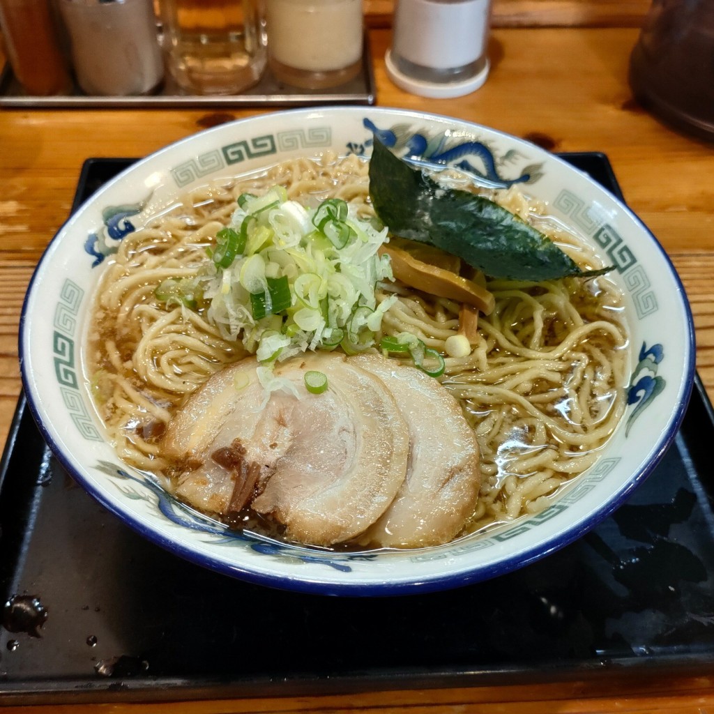 ユーザーが投稿した朝ラーメン醤油の写真 - 実際訪問したユーザーが直接撮影して投稿した東芳賀ラーメン / つけ麺中華蕎麦 春馬の写真