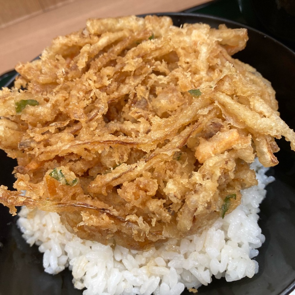 ユーザーが投稿したかき揚げ丼+蕎麦の写真 - 実際訪問したユーザーが直接撮影して投稿した湘南台そば名代 箱根そば 湘南台店の写真