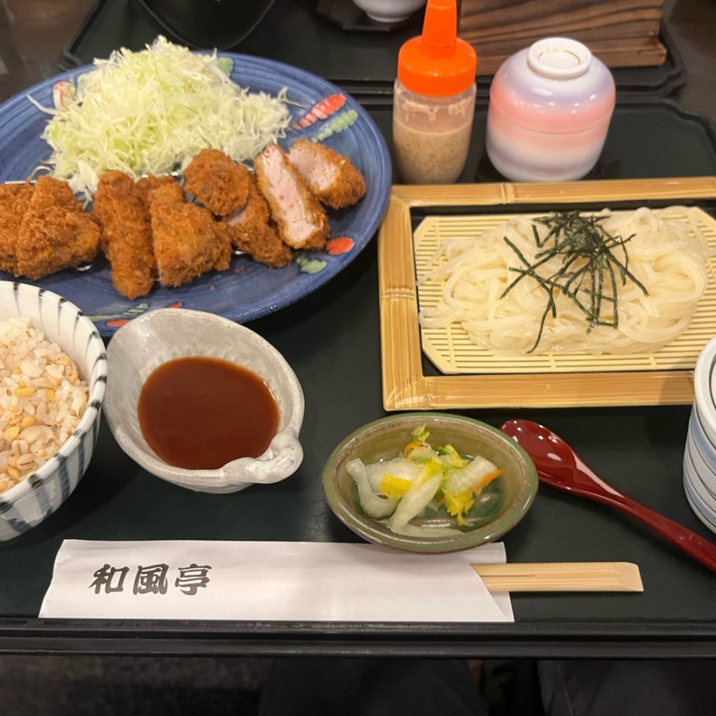 ユーザーが投稿したヒレかつ (4枚) 御膳の写真 - 実際訪問したユーザーが直接撮影して投稿した南上原和食 / 日本料理和風亭 サンエーなかぐすく店の写真