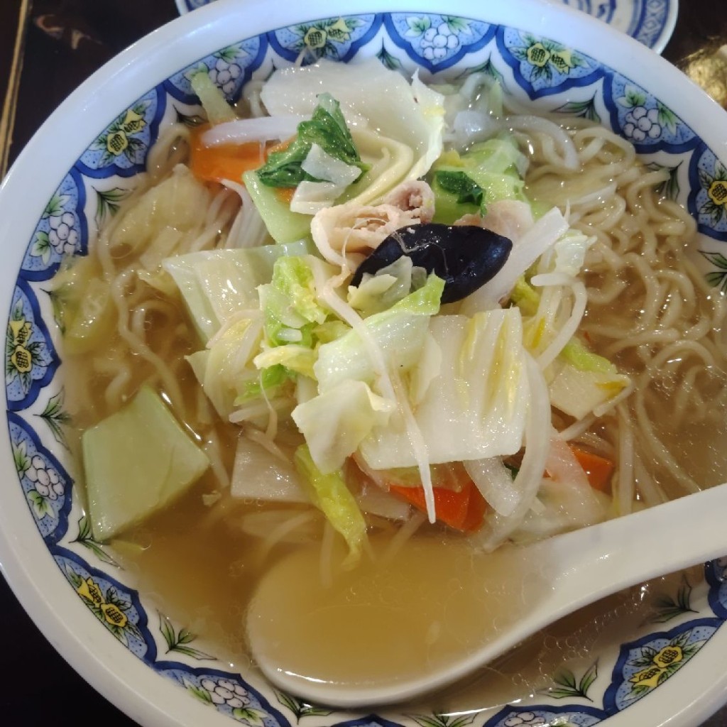 ユーザーが投稿した野菜ラーメンの写真 - 実際訪問したユーザーが直接撮影して投稿した芝久保町中華料理揚州商人 田無店の写真