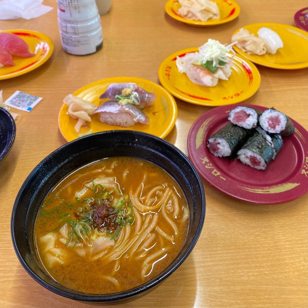 ユーザーが投稿した330円ラーメンの写真 - 実際訪問したユーザーが直接撮影して投稿した芝中田回転寿司スシロー川口芝店の写真