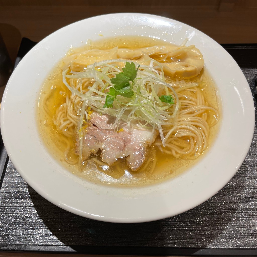 匿命係さんが投稿した南船場ラーメン専門店のお店貝出汁中華そば カワチリバー/カイデジルチュウカソバ カワチリバーの写真