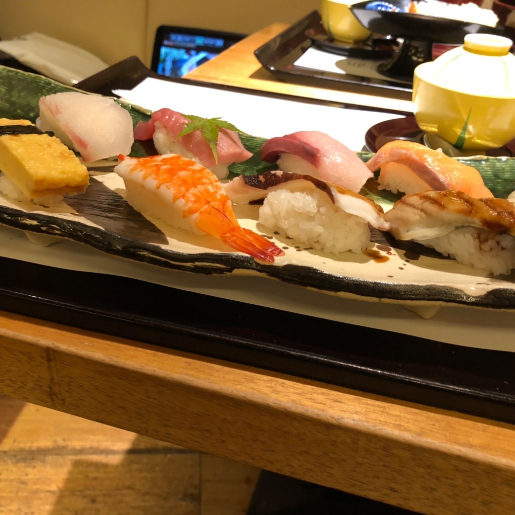 ユーザーが投稿したにぎり膳の写真 - 実際訪問したユーザーが直接撮影して投稿したファミリーレストランがんこ 京都駅ビル店の写真