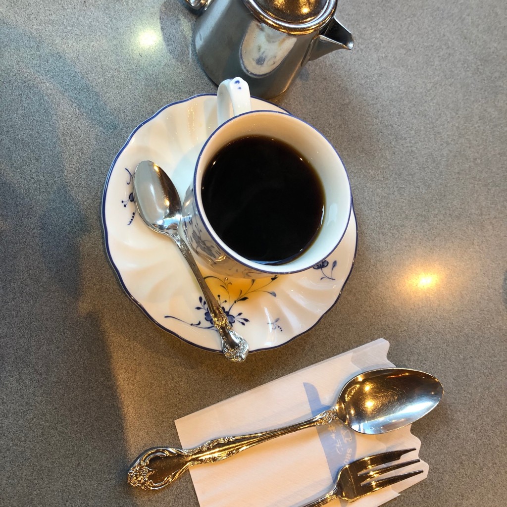 ユーザーが投稿したブレンドコーヒーの写真 - 実際訪問したユーザーが直接撮影して投稿した上野喫茶店ギャランの写真