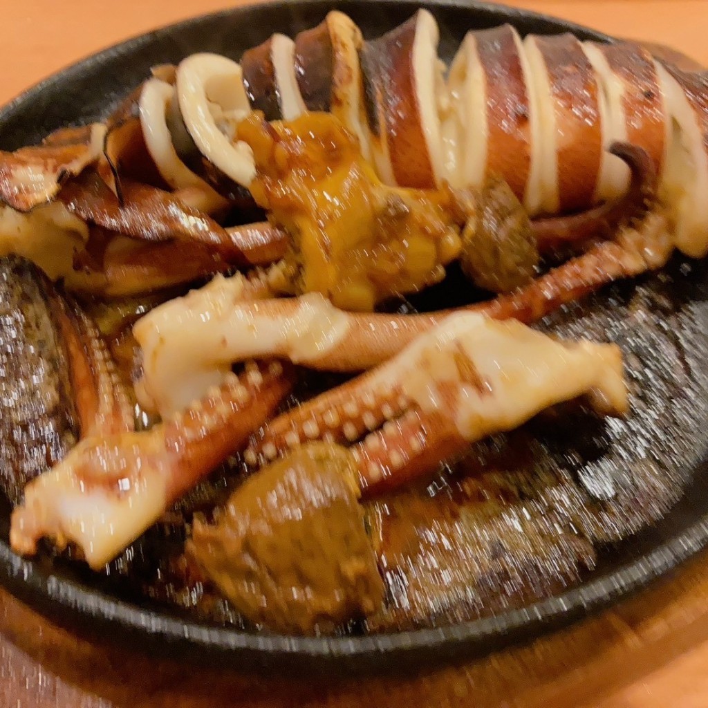 ユーザーが投稿したイカのバター焼きの写真 - 実際訪問したユーザーが直接撮影して投稿した小割通魚介 / 海鮮料理マルサ水産 武道館前店の写真