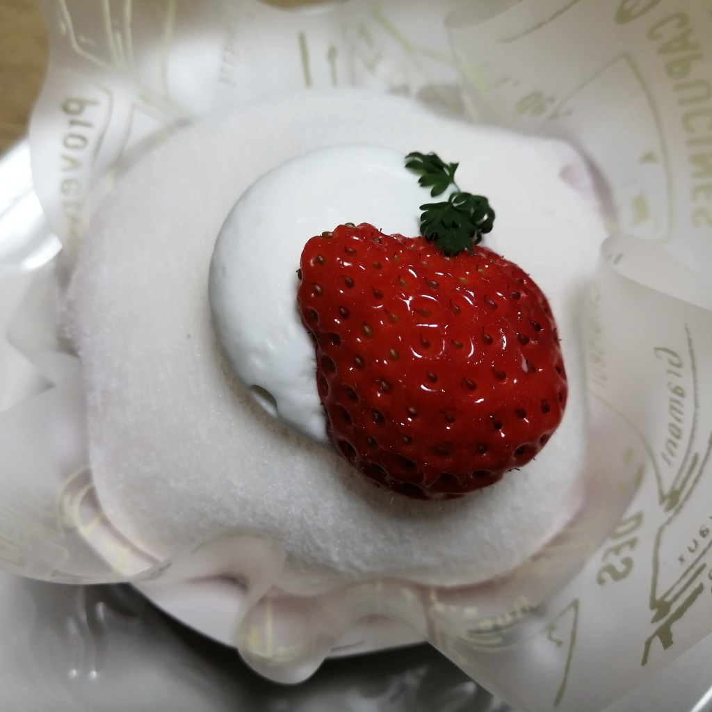 ユーザーが投稿したいちご大福の写真 - 実際訪問したユーザーが直接撮影して投稿した東田ケーキお菓子のリーフ イオンモール八幡東店の写真