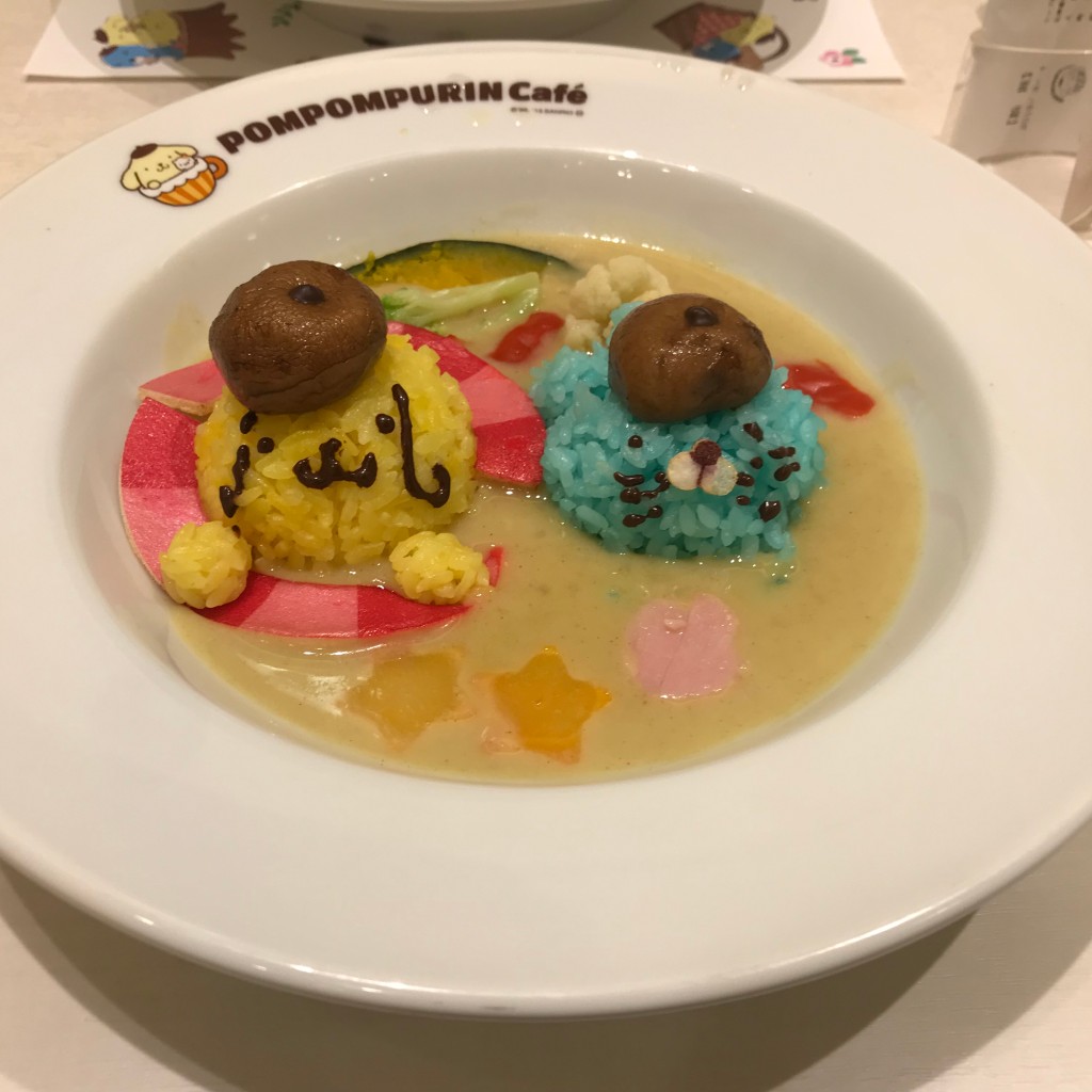 tomo3333さんが投稿した神宮前テーマカフェのお店ポムポムプリンカフェ 原宿店/ポムポムプリンカフェ ハラジュクテンの写真