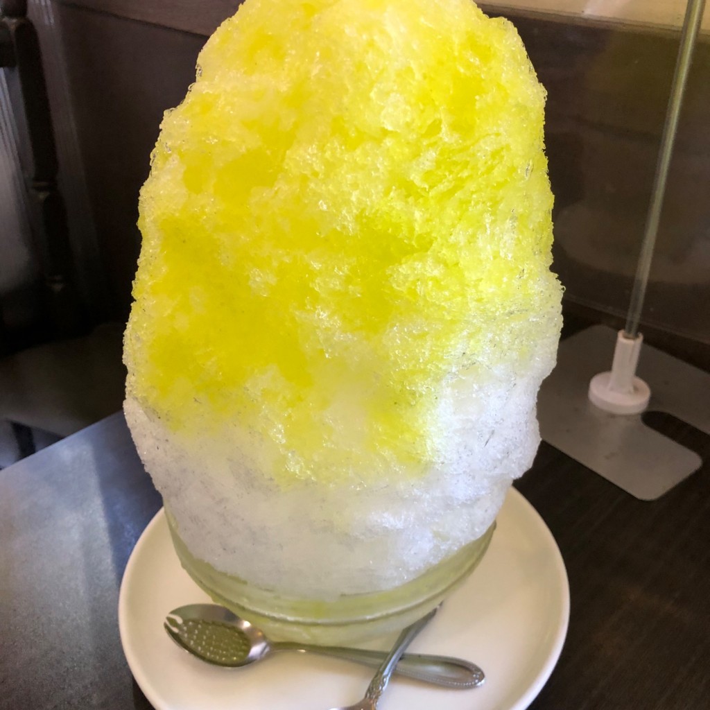 ユーザーが投稿したかき氷の写真 - 実際訪問したユーザーが直接撮影して投稿した滝川町喫茶店喫茶 マウンテンの写真